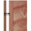 Ogrevan lesen kokošnjak MALAGA, 1460 x 740 x 820 MM